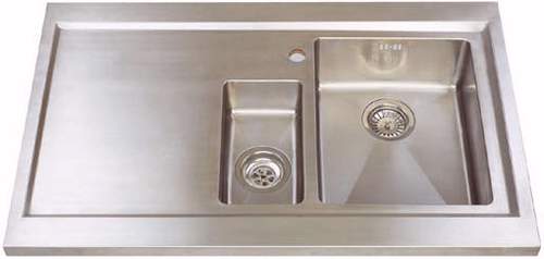 Astracast Sink Bistro 1.5 bowl sit on work centre with left hand drainer & extras.