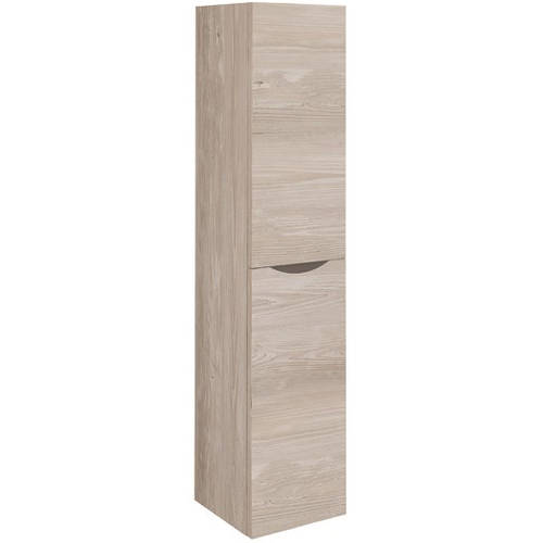 Larger image of Crosswater Glide II Wall Hung Tower Unit (1600x350mm, Nordic Oak).