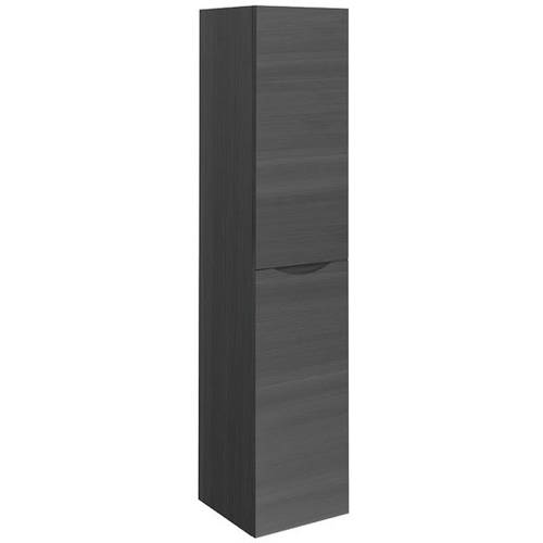 Larger image of Crosswater Glide II Wall Hung Tower Unit (1600x350mm, Steelwood).