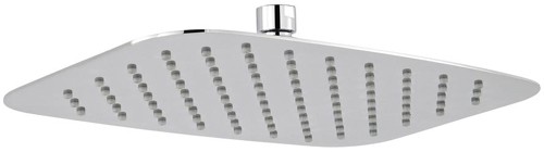 Larger image of Hudson Reed Showers Soft Rectangular Fixed Shower Head (350x250mm).