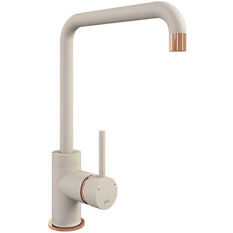 1810 Purquartz Cascata Kitchen Tap (Champagne & Copper).
