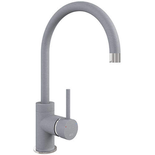 1810 Purquartz Courbe Kitchen Tap (Metallic Grey & Chrome).