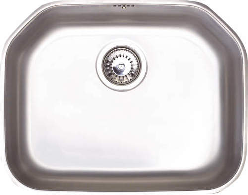 Astracast Sink Echo S2 large bowl polished steel undermount kitchen sink.