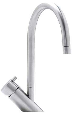 Abode Diagon Monobloc Kitchen Tap With Swivel Spout (Stainless Steel).