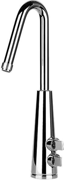 Abode Diviso Monobloc Kitchen Tap With Swivel Spout (Chrome).