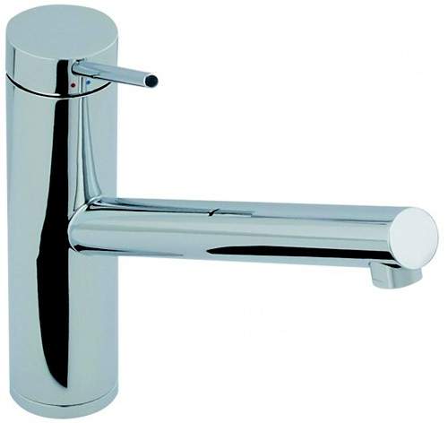 Abode Pluro Single Lever Kitchen Tap With Swivel Spout (Chrome).