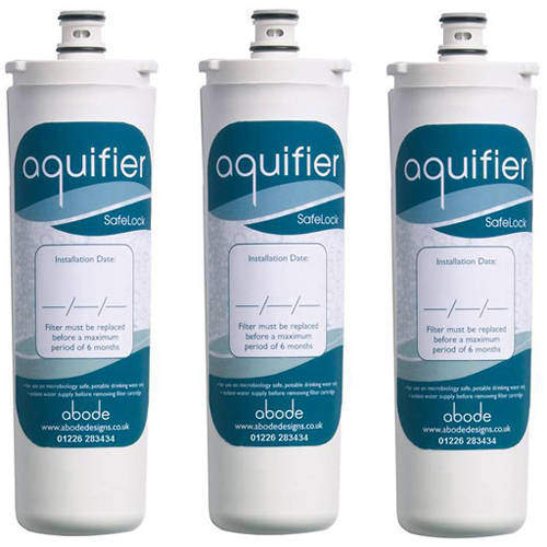 Abode 3 x Aquifier Carbon Filter Cartridge (Normal Water).