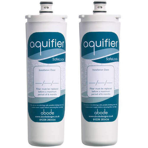 Abode 2 x Aquifier Carbon Filter Cartridge (Harder Water).