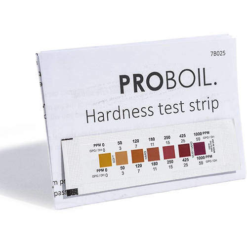 Abode Pronteau PROBOIL Water Hardness Test Strip Kit.