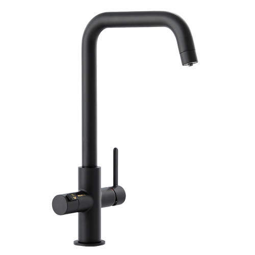 Abode Pronteau 3 In 1 Boiling Water Filtered Kitchen Tap (Matt Black).