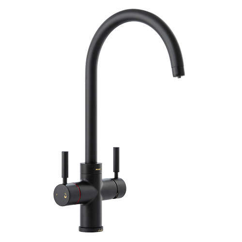 Abode Pronteau 4 In 1 Boiling Water Filtered Kitchen Tap (Matt Black).