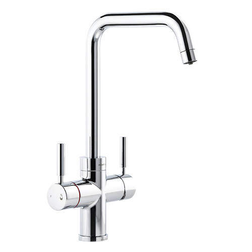 Abode Pronteau 4 In 1 Boiling Water Filtered Kitchen Tap (Chrome).