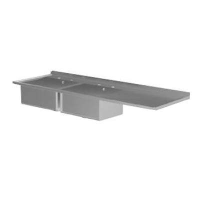 Acorn Thorn Catering Sink With RH Drainer & 2 Bowls 1800mm (S Steel).