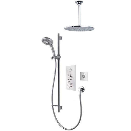 Aqualisa Infinia Digital Shower Pack 83 (Chrome Astratta Handles, GP).