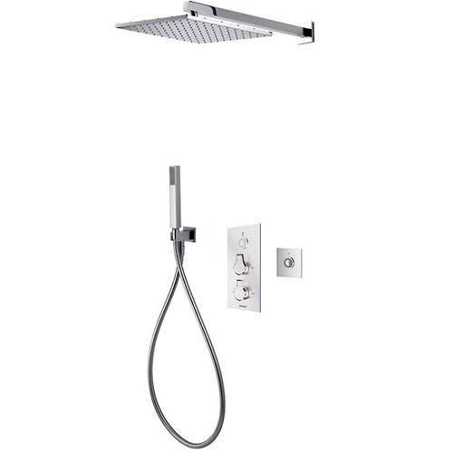 Aqualisa Infinia Digital Shower Pack 60 (Chrome Astratta Handles, HP).