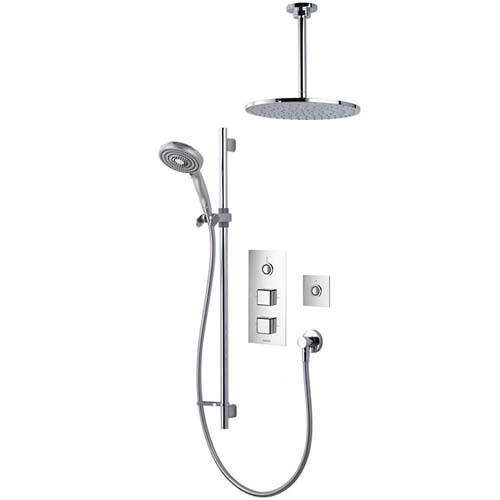 Aqualisa Infinia Digital Shower Pack 75 (Chrome Piazza Handles, GP).