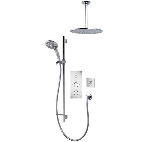 Aqualisa Infinia Digital Shower Pack 80 (Chrome Tondo Handles, HP).