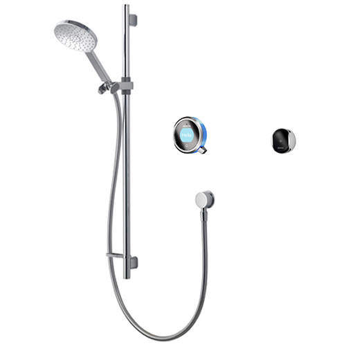 Aqualisa Q Smart Shower Pack 01BL With Remote & Blue Accent (HP).