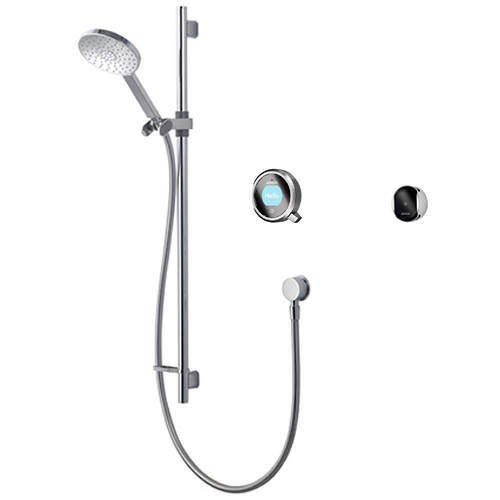 Aqualisa Q Smart Shower Pack 01GR With Remote & Grey Accent (HP).