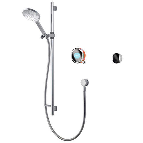 Aqualisa Q Smart Shower Pack 01OR With Remote & Orange Accent (HP).