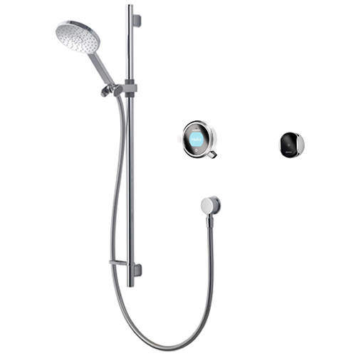 Aqualisa Q Smart Shower Pack 01W With Remote & White Accent (HP).