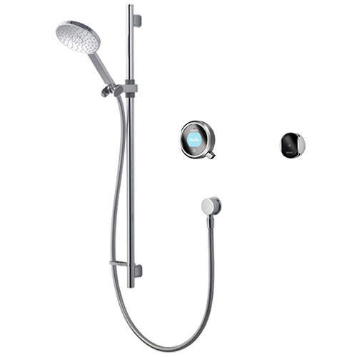 Aqualisa Q Smart Shower Pack 02GR With Remote & Grey Accent (Gravity).