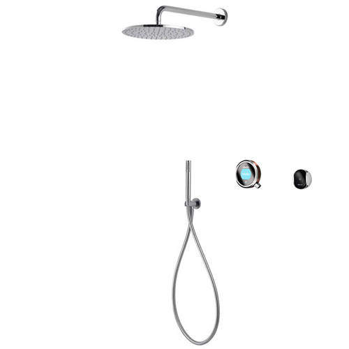 Aqualisa Q Smart Shower Pack 04RG With Remote & Rose Gold Accent (Gravity).