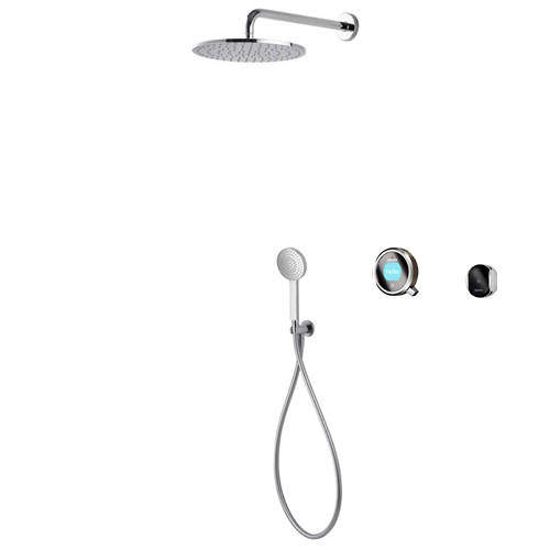 Aqualisa Q Smart Shower Pack 06P With Remote & Pewter Accent (Gravity).