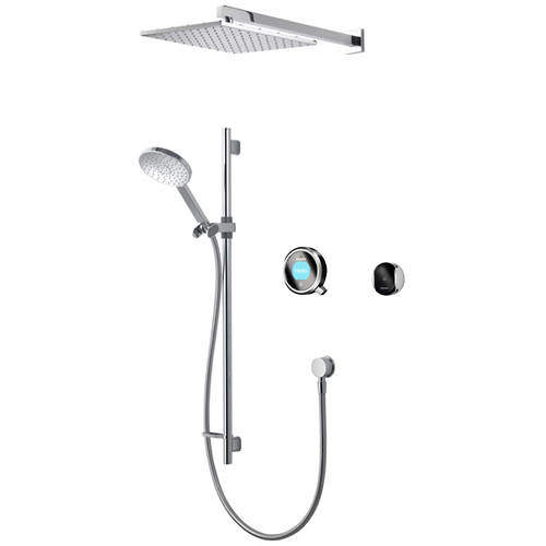 Aqualisa Q Smart Shower Pack 07BC With Remote & Black Accent (HP).