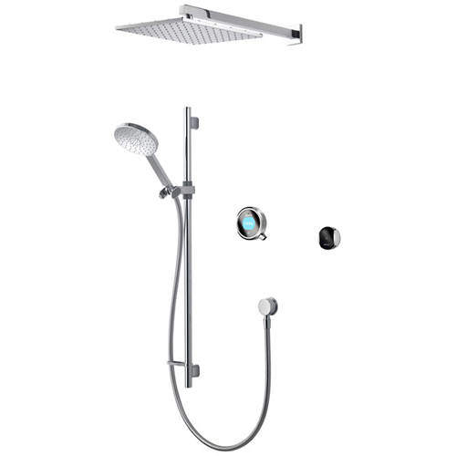 Aqualisa Q Smart Shower Pack 07C With Remote & Chrome Accent (HP).