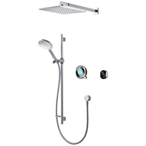 Aqualisa Q Smart Shower Pack 07P With Remote & Pewter Accent (HP).