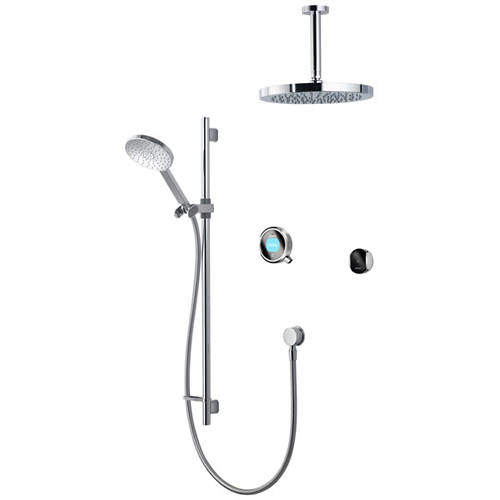 Aqualisa Q Smart Shower Pack 11C With Remote & Chrome Accent (HP).