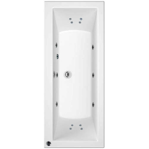 Artesan Baths Canaletto Trojancast Double Ended Bath With 14 Jet (1700x700)