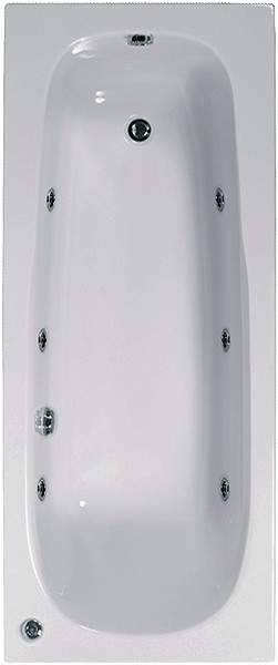 Aquaestil Mercury Whirlpool Bath. 6 Jets. 1700x750mm.