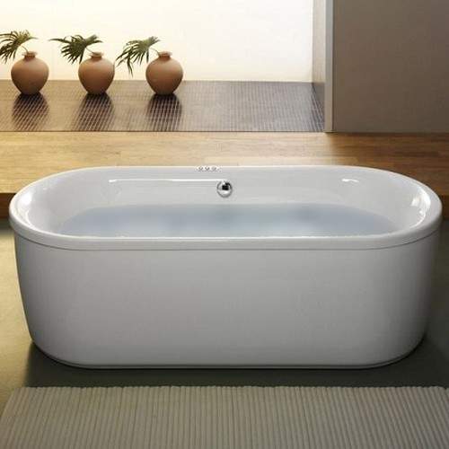 Aquaestil Metauro Classic Freestanding Bath With Panel. 1800x800mm.