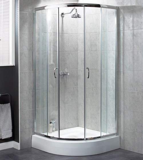 Aqualux Shine Quadrant 6 Shower Enclosure 800mm 1161208.