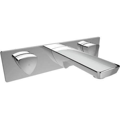 Bristan Bright Wall Mounted Bath Filler Tap (Chrome).