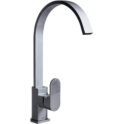 Bristan Kitchen Cherry Easy Fit Mixer Kitchen Tap (Brushed Nickel).