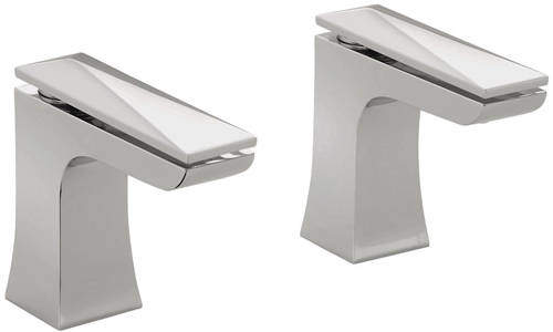 Bristan Ebony Bath Taps (Pair, Chrome).