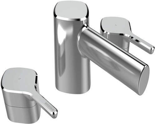 Bristan Flute 3 Hole Bath Filler Tap (Chrome).