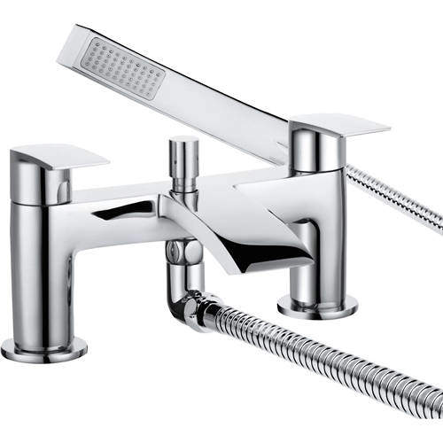 Bristan Glide Bath Shower Mixer Tap With Kit (Chrome).