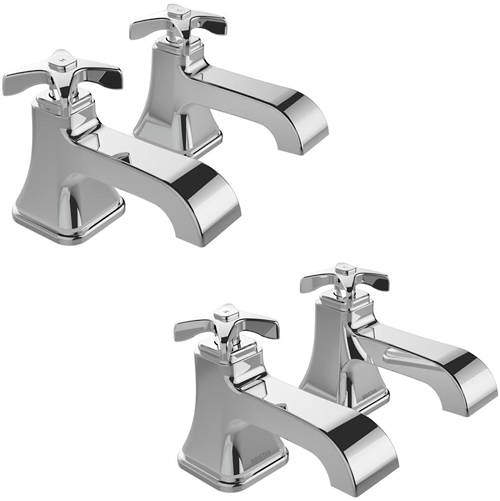 Bristan Glorious Basin & Bath Taps Pack (Chrome).