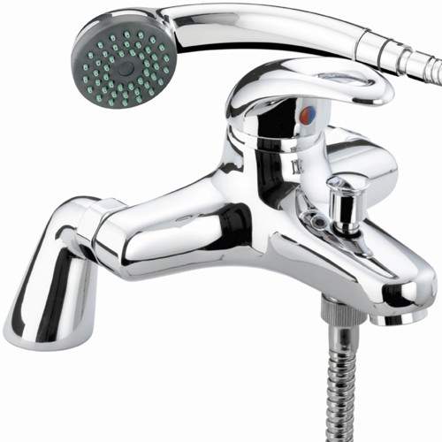 Bristan Java Bath Shower Mixer Tap With Shower Kit (Chrome).