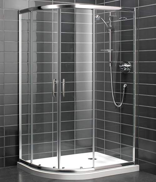 Bristan Java Left Handed Offset Quadrant Shower Enclosure. 1200x900mm.