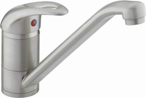 Bristan Java Easy Fit Monobloc Kitchen Mixer Tap (Stainless Steel).