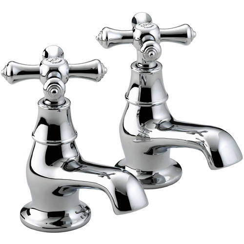 Bristan Colonial Bath Taps (Pair, Chrome).