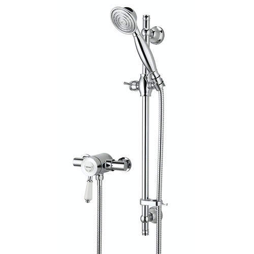 Bristan Colonial Mini Exposed Shower Valve & Slide Rail Kit (Chrome).