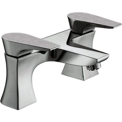 Bristan Hourglass Bath Filler Tap (Silver Sparkle).