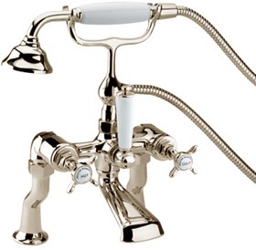 Bristan 1901 Luxury Bath Shower Mixer Tap, Gold. NLBSMGCD