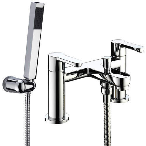 Bristan Nero Bath Shower Mixer Tap (Chrome).